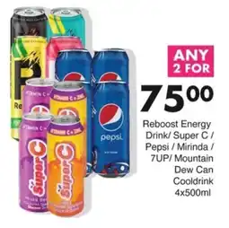 Save Hyper Reboost Energy Drink/ Super C/ Pepsi/ Mirinda/ 7UP/ Mountain Dew Can Cooldrink offer
