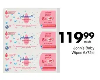 Save Hyper Johnson's Baby Wipes offer