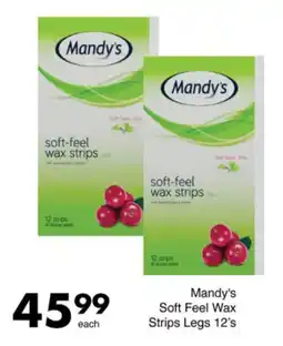Save Hyper Mandy's Soft Feel Wax Strips Legs offer