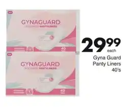 Save Hyper Gyna Guard Panty Liners offer