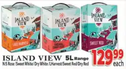 Supa Store Island View N/S Rose/ Sweet White/ Dry White/ LHarvest/ Sweet Red/ Dry Red offer