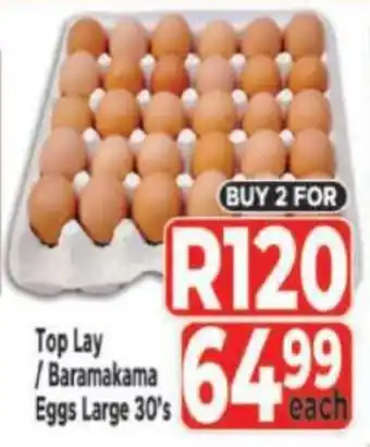 Supa Store Top Lay/ Baramakama Eggs Large offer