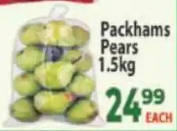Supa Store Packhams Pears offer
