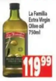 Supa Store La Familia Extra Virgin Olive Oil offer