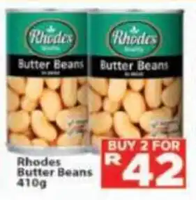 Supa Store Rhodes Butter Beans offer