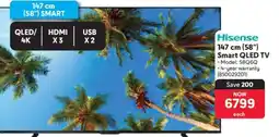 Makro Hisense 147 cm (58) Smart QLED TV offer