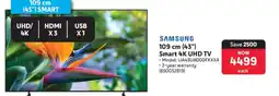Makro SAMSUNG 109 cm (43) Smart 4K UHD TV offer