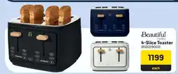 Makro BEAUTIFUL 4-Slice Toaster offer