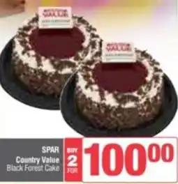 Spar Savemor SPAR Country Value Black Forest Cake offer
