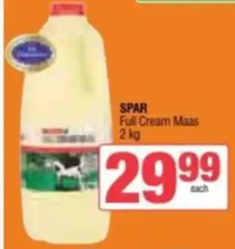 Spar Savemor SPAR Full Cream Maas offer