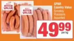 Spar Savemor SPAR Country Value Smokey Russians Assorted offer