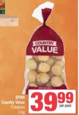 Spar Savemor SPAR Country Value Potatoes offer