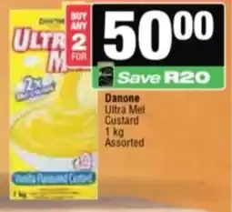 Spar Savemor Danone Ultra Mel Custard Assorted offer