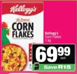Spar Savemor Kellogg's Corn Flakes offer