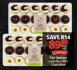 Checkers The Bakery Assorted Mini Cupcakes offer