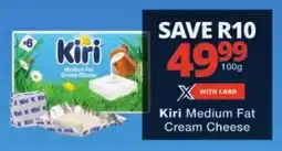 Checkers Kiri Medium Fat Cream Cheese offer