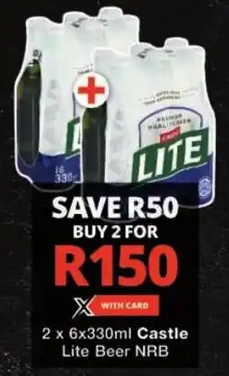 Checkers Castle Lite Beer NRB offer