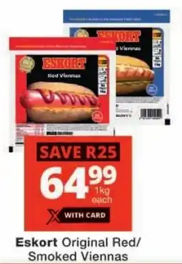 Checkers Eskort Original Red/ Smoked Viennas offer