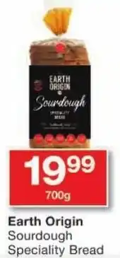 Checkers Earth Origin Sourdough Speciality Bread offer
