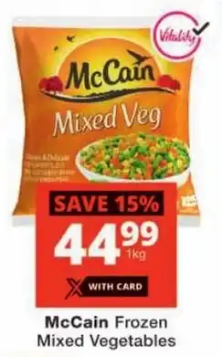 Checkers McCain Frozen Mixed Vegetables offer