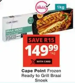 Checkers Cape Point Frozen Ready to Grill Braai Snoek offer