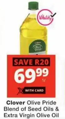 Checkers Clover Olive Pride Blend of Seed Oils & Extra Virgin Olive Oil offer
