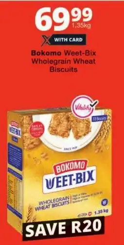 Checkers Bokomo Weet-Bix Wholegrain Wheat Biscuits offer
