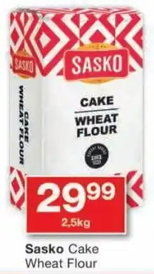Checkers Sasko Cake Wheat Flour offer