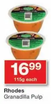 Checkers Rhodes Granadilla Pulp offer