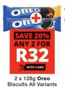 Checkers Oreo Biscuits All Variants offer