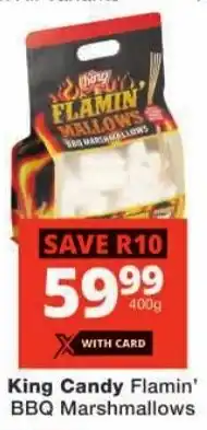 Checkers King Candy Flamin' BBQ Marshmallows offer