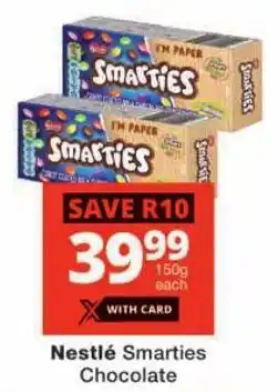 Checkers Nestlé Smarties Chocolate offer