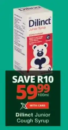 Checkers Dilinct Junior Cough Syrup offer