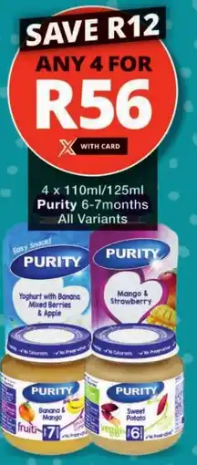 Checkers Purity 6-7months All Variants offer
