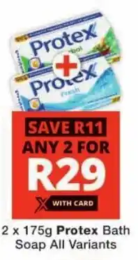 Checkers Protex Bath Soap All Variants offer