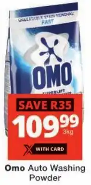 Checkers Omo Auto Washing Powder offer