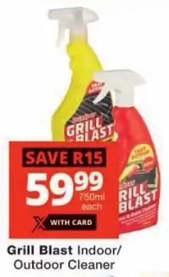 Checkers Grill Blast Indoor/ Outdoor Cleaner offer