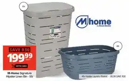 Checkers M-Home Signature Hipster Linen Bin offer