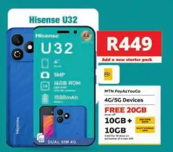 Checkers Hisense U32 offer