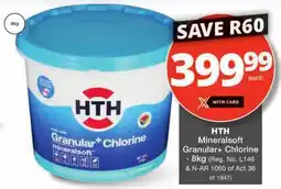 Checkers HTH Mineralsoft Granular+ Chlorine offer