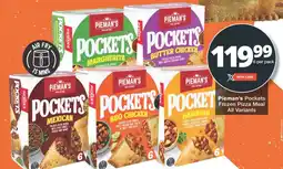 Checkers Pieman's Pockets Frozen Pizza Meal All Variants offer