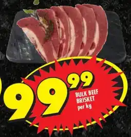 Shoprite Bulk beef brisket offer