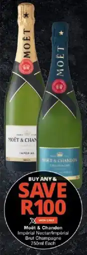 Checkers Liquor Shop Moët & Chandon Impérial Nectar/ Impérial Brut Champagne offer