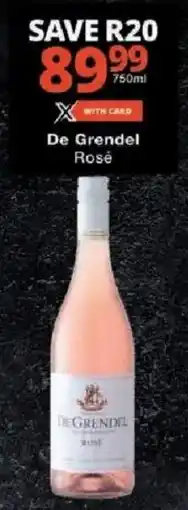 Checkers Liquor Shop De Grendel Rosé offer