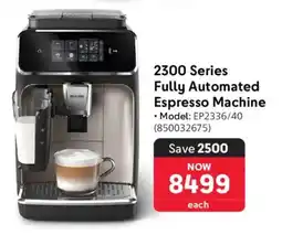 Makro Philips 2300 Series Fully Automated Espresso Machine offer