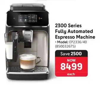 Makro Philips 2300 Series Fully Automated Espresso Machine offer
