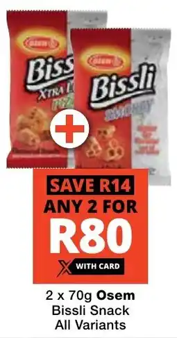 Checkers Osem Bissli Snack All Variants offer