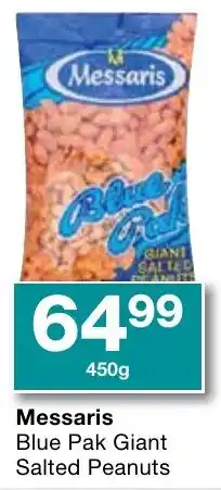 Checkers Messaris Blue Pak Giant Salted Peanuts offer