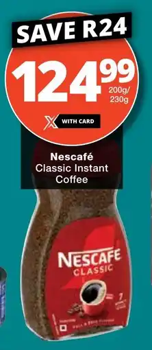 Checkers Nescafé Classic Instant Coffee offer