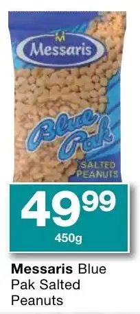 Checkers Messaris Blue Pak Salted Peanuts offer
